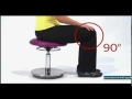Click here to watch this video Drehhocker Topstar Sitness 23, ST59S10 Bezug: Softex, schwarz