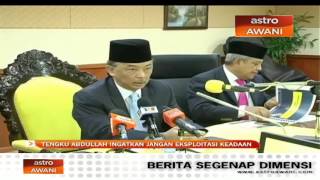 Banjir: Tengku Abdullah ingatkan jangan eksploitasi keadaan