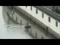 Images volées du pêcheur urbain chinois.