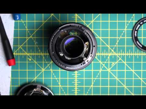 how to repair canon fd lens