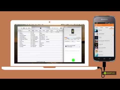 how to sync music to kyocera hydro