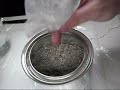 To show the differences in reactivity and the periodic trend of reactivity between alkaline earth and alkali metals. Starting with the least reactive magnesium, it is followed by calcium, lithium, sodium, and potassium. Some parts have been sped up to speed up the video and rate of reaction.