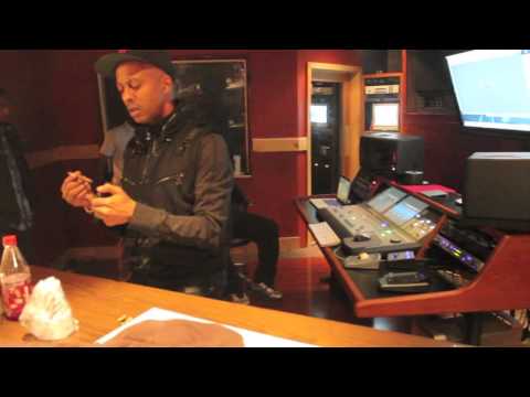 batcave studio - New up and coming Artist ZuLife in Batcave studio with Gillie da Kid as he works on his New mixtape