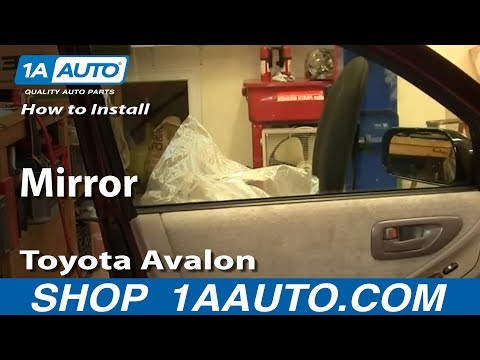 How To Install Replace Side Rear View Mirror Toyota Avalon 95-99 1AAuto.com