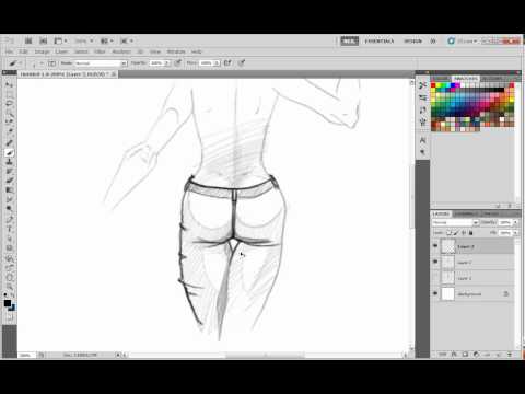 video-linktoworks-How to Draw butts- nude, in jeans, and skirt - YouTube