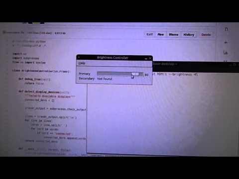 how to adjust screen brightness in ubuntu