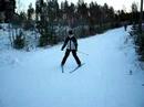 Liz skiing in Finland