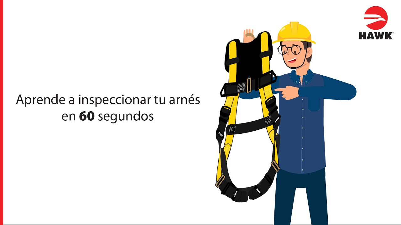 ¿Cómo inspeccionar tu arnés de seguridad para trabajos en alturas?