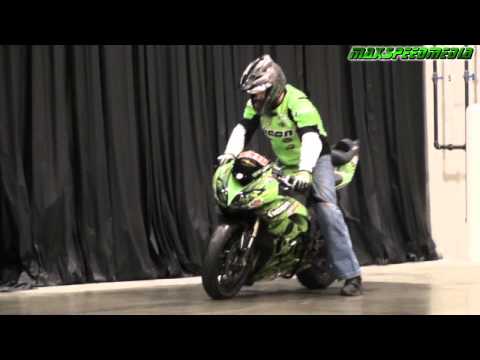 TEAM NO LIMIT motorcycle stunt show.