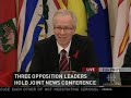 Opposition leaders discuss coalition government Opposition leaders discuss coalition government