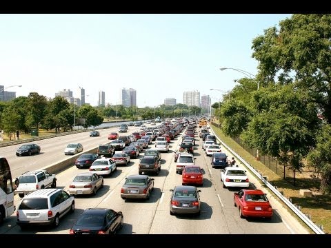 how to drive a car in traffic