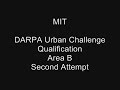 mit darpa urban challenge qualification   area b attempt 2