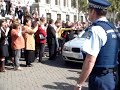 Prime Minister Helen Clark leaves Parliament Prime Minister Helen Clark leaves Parliament