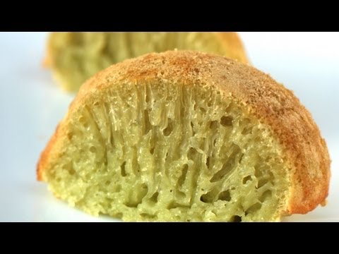 nuong - Coconut honeycomb cake, or Bánh bò nướng in Vietnamese is a gluten and dairy free cake with a slightly chewy texture and an interesting honeycomb-like textur...