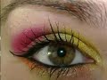 Barry m NEON scene retro glam make up tutorial look