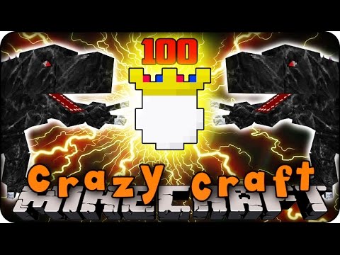 Minecraft Mods - CRAZY CRAFT 2.0 - Ep # 100 'THE KING & MOBZILLA FIGHTS!' (Superhero / Orespawn Mod)