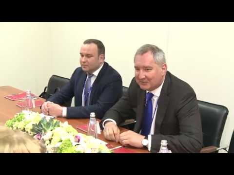 Igor Dodon a avut o întrevedere cu Dmitri Rogozin la Sankt Petersburg 
