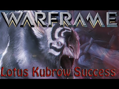 Warframe – Lotus Kubrow Success (pre-U14.5)