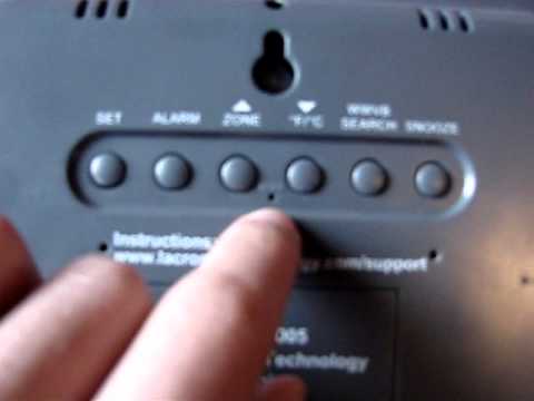 how to set atomic clock