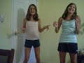 Alyssa and Rachel dancing to You'll Always Findd Your Way Back home