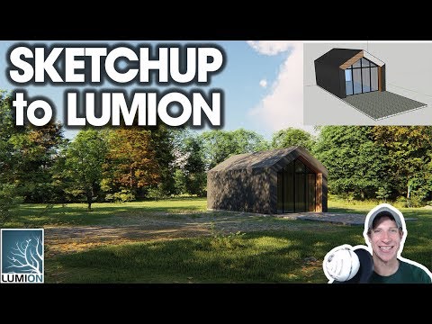Lumion Photorealistic Rendering from SketchUp Model (EP 1) - Modeling and Importing from SketchUp