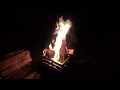 焚き火 耐久動画 コールマン ファイアープレイス Ⅱ コールマン