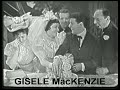 the tv seasons were long back in 1956 for gisele mackenzie, dorothy collins, russell arms, snooky lanson, raymond scott (orch) and ray charles (chorus)!  running into june, here gisele mackenzie is seen doing a 