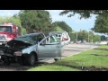 VW Golf Totaled: Crash vs. Tree on Rand Road Between Hintz Road and Kennicott