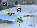Mario Kart 64 Ice hell level Mario Kart 64 Ice hell level