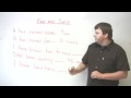Grammar - Using Since and For with the Present Perfect
