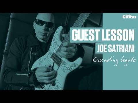 Joe Satriani Guest Lesson - Cascading legato runs (TG235)