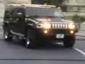 HUMMER H2 CRUISING DOWN THE STREETS OF LONDON.