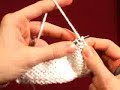 Knitting - Basic Purl Stitch (Continental Method)