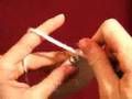 Knitting - Basic Purl Stitch (Continental Method)
