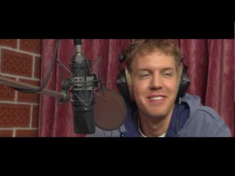 0 CARS 2: Mit Sebastian Vettel, Thomas Kretschmann und Robbie Williams im Synchronstudio