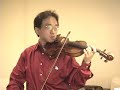 adult beginner plays violin