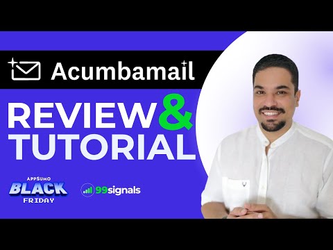 Watch 'Acumbamail Review & Tutorial: AppSumo Black Friday 2023 Special [Lifetime Deal] - YouTube'