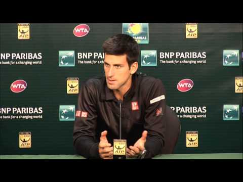 Novak Djokovic Reacts To Victor Hanescu Win