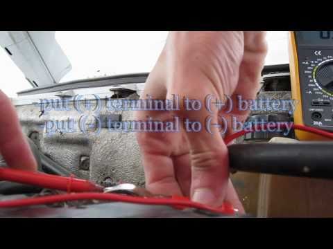 how to check alternator without meter