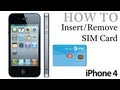 iPhone 4 How To: Insert / Remove a SIM Card