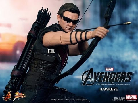 The Avengers Hot Toys Hawkeye Movie Masterpiece 1/6 Scale Collectible Figure Review