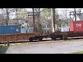 csx train and firetruck has to stop lol!