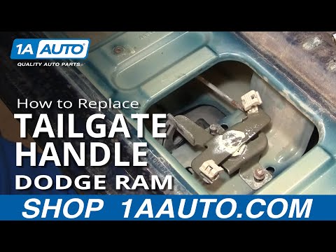 How To Install Repair Replace Broken Tailgate Handle Dodge Ram 02-08 1AAuto.com