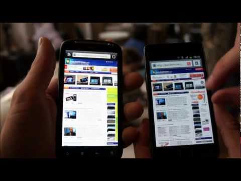 0 Galaxy S II vs Sensation Android France