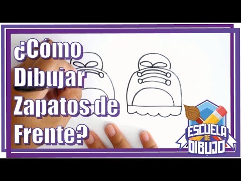 Cómo dibujar zapatos de frente? – Dibujo de zapatos de frente – Escuela de Dibujo Cómo dibujar zapatos de frente? – Dibujo de zapatos de frente – Escuela de Dibujo