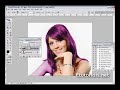 Vídeo Aula Photoshop - Mudando as cores do cabelo Vídeo Aula Photoshop - Mudando as cores do cabelo
