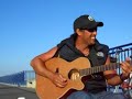 chillin' playing the guitar