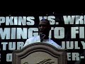 Hopkins vs Wright Press Conference
