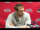 rockford icehogs center tim brent takes some time to chat with the media on wednesday in the middle of the second week of the 2008-09 season.