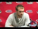 rockford icehogs center tim brent takes some time to chat with the media on wednesday in the middle of the second week of the 2008-09 season.